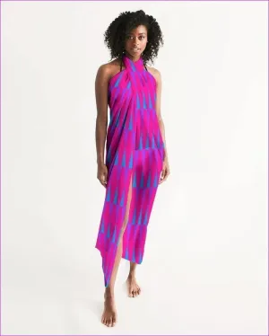 Candy Checkered Swim Cover Up