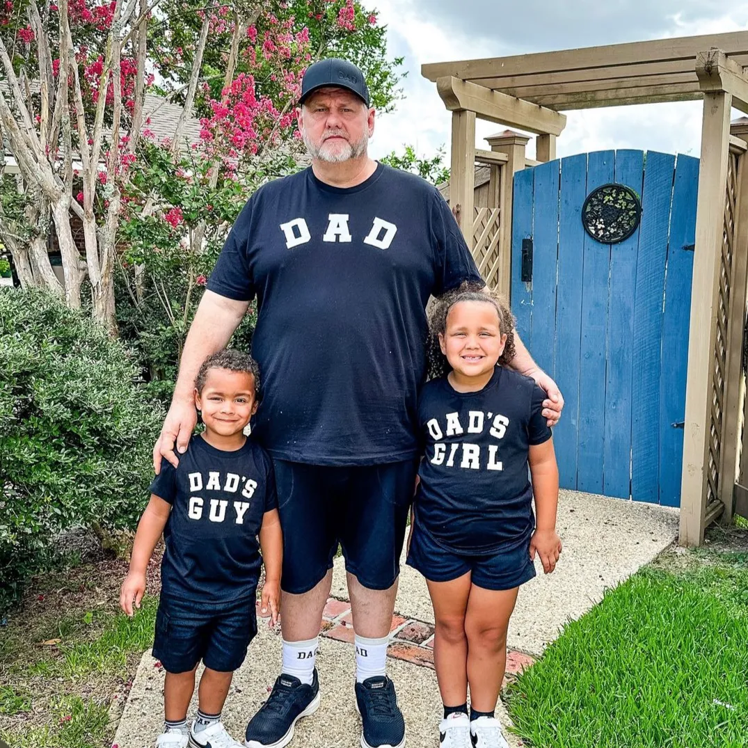 DAD - Arched Varsity / DAD'S GIRL - Set of 2 Shirts