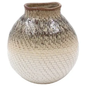 Elements Weave Vase Grey 18cm