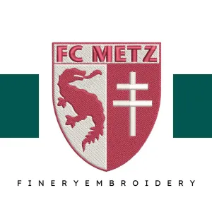 FC Metz Football Team: Embroidery Design