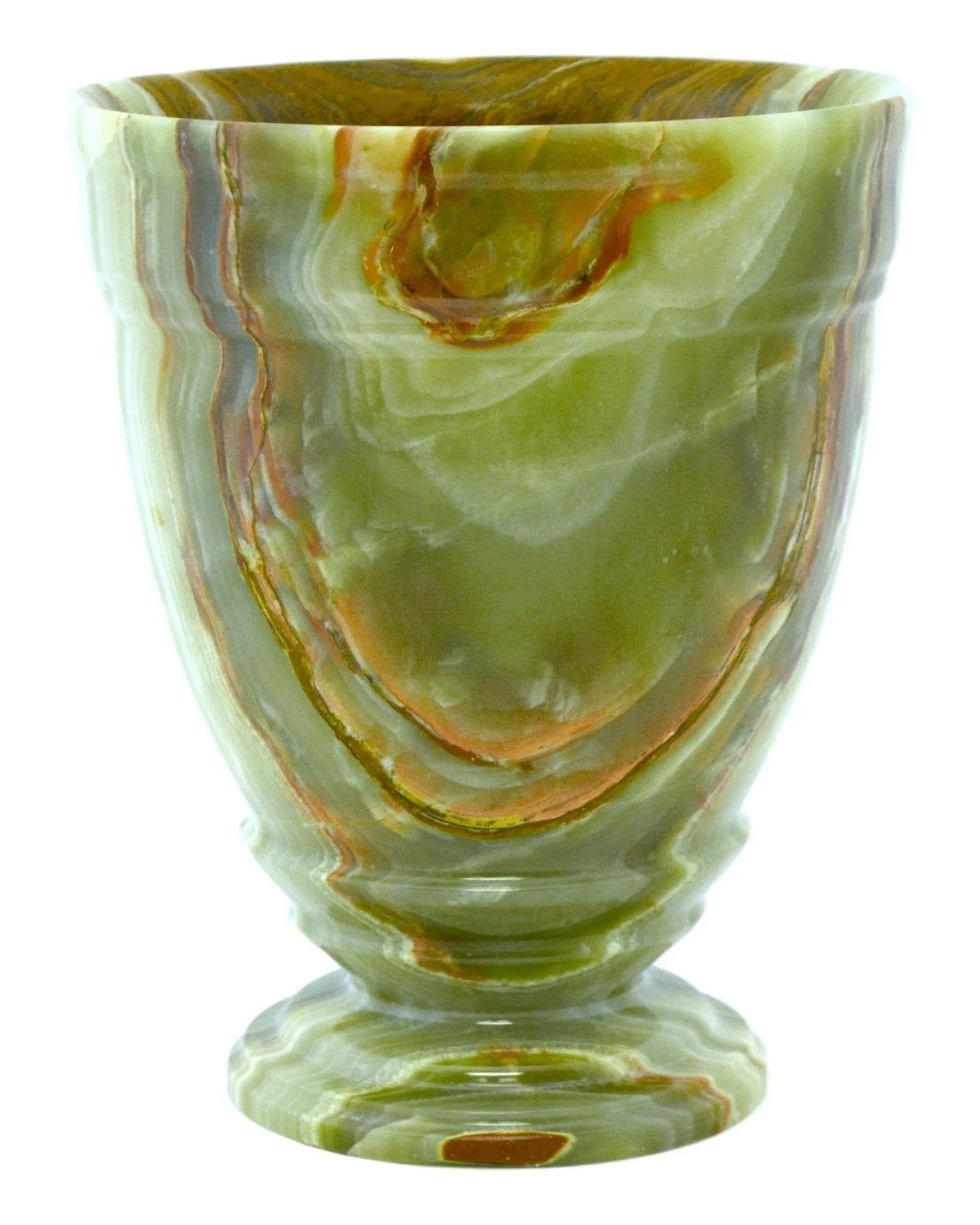 Green Onyx Bathroom Waste Basket | Tasmanian Collection