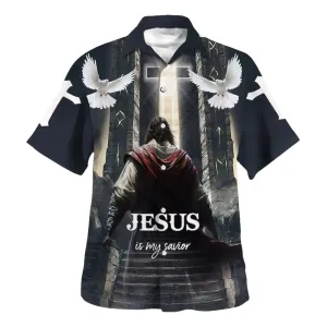 Jesus Is My Savior Hawaiian Shirt - Jesus Go To Heaven Hawaiian Shirts For Men & Women - Christian Hawaiian Shirt - Hawaiian Summer Shirts