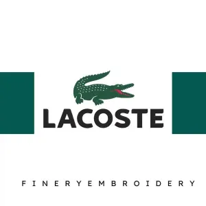 Lacoste Logo 2 Embroidery Design