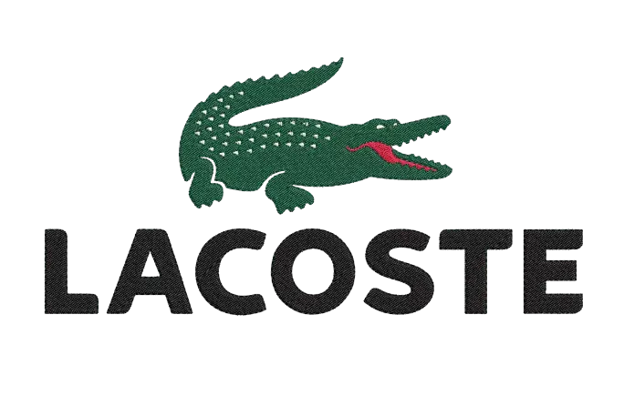 Lacoste Logo 2 Embroidery Design