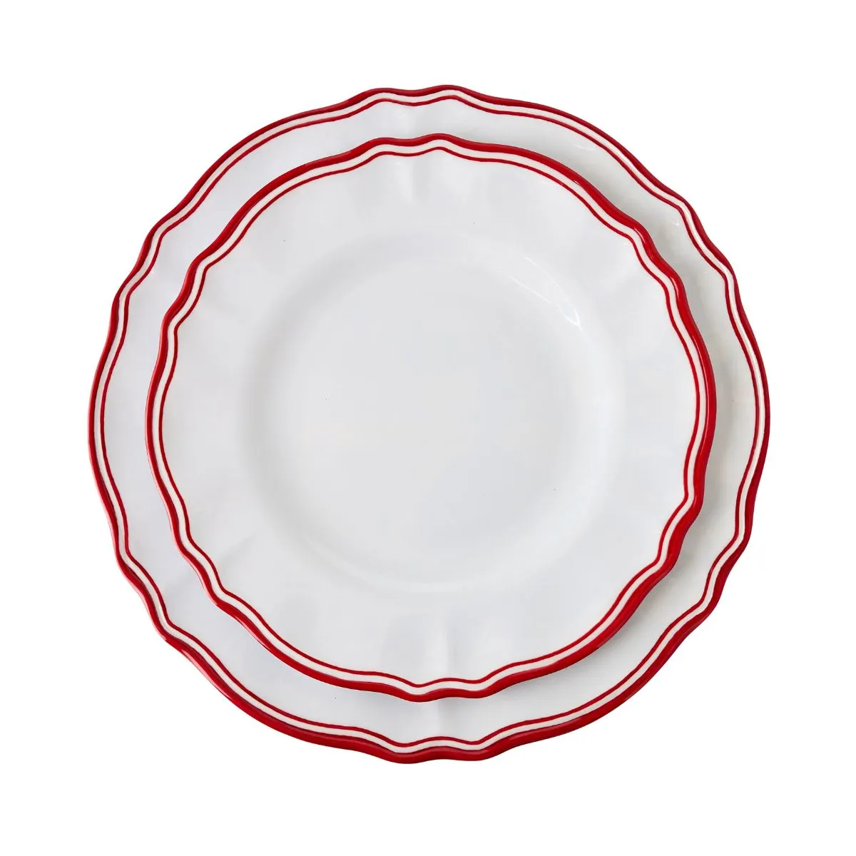 Maison Red Dinner Plate