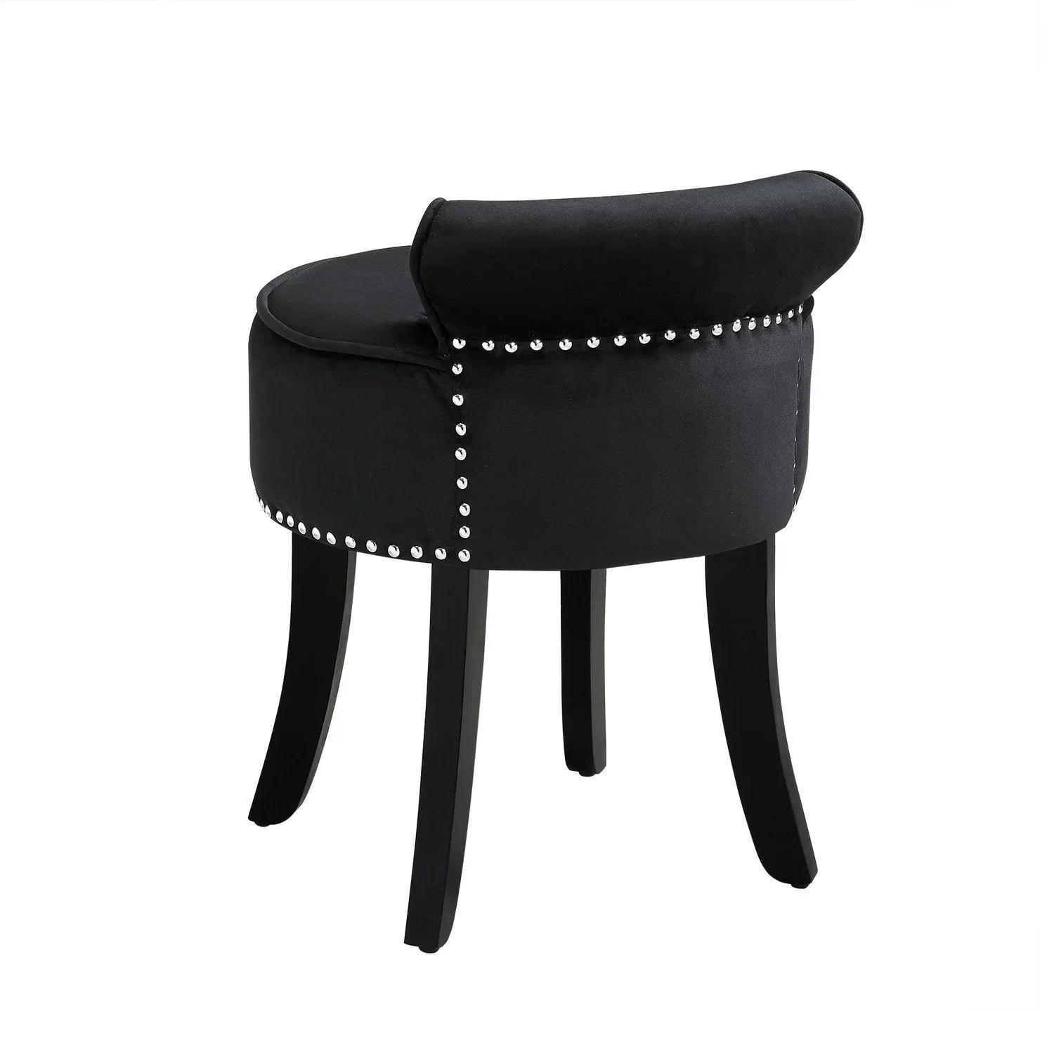 Taylor Velvet Vanity Stool