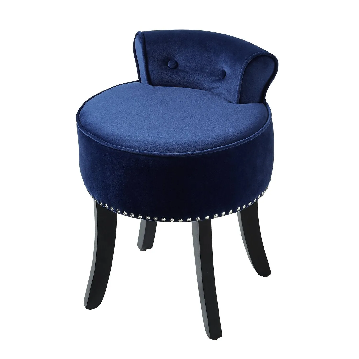 Taylor Velvet Vanity Stool