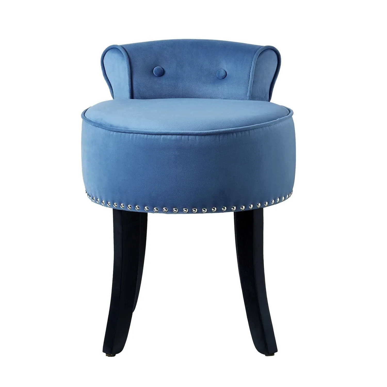 Taylor Velvet Vanity Stool