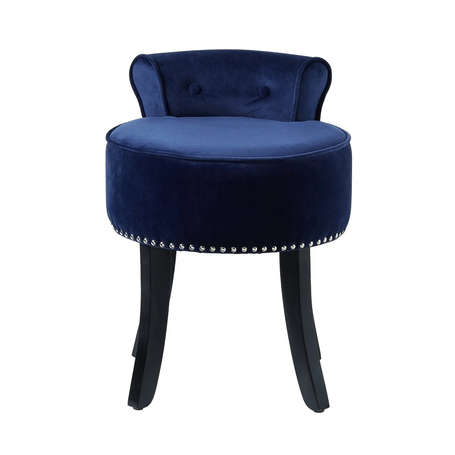 Taylor Velvet Vanity Stool