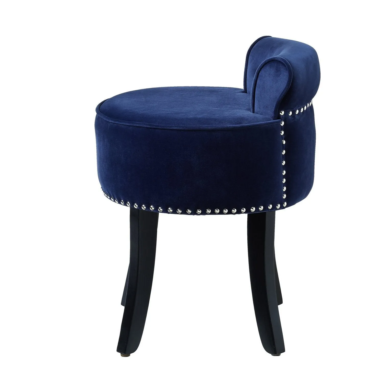 Taylor Velvet Vanity Stool