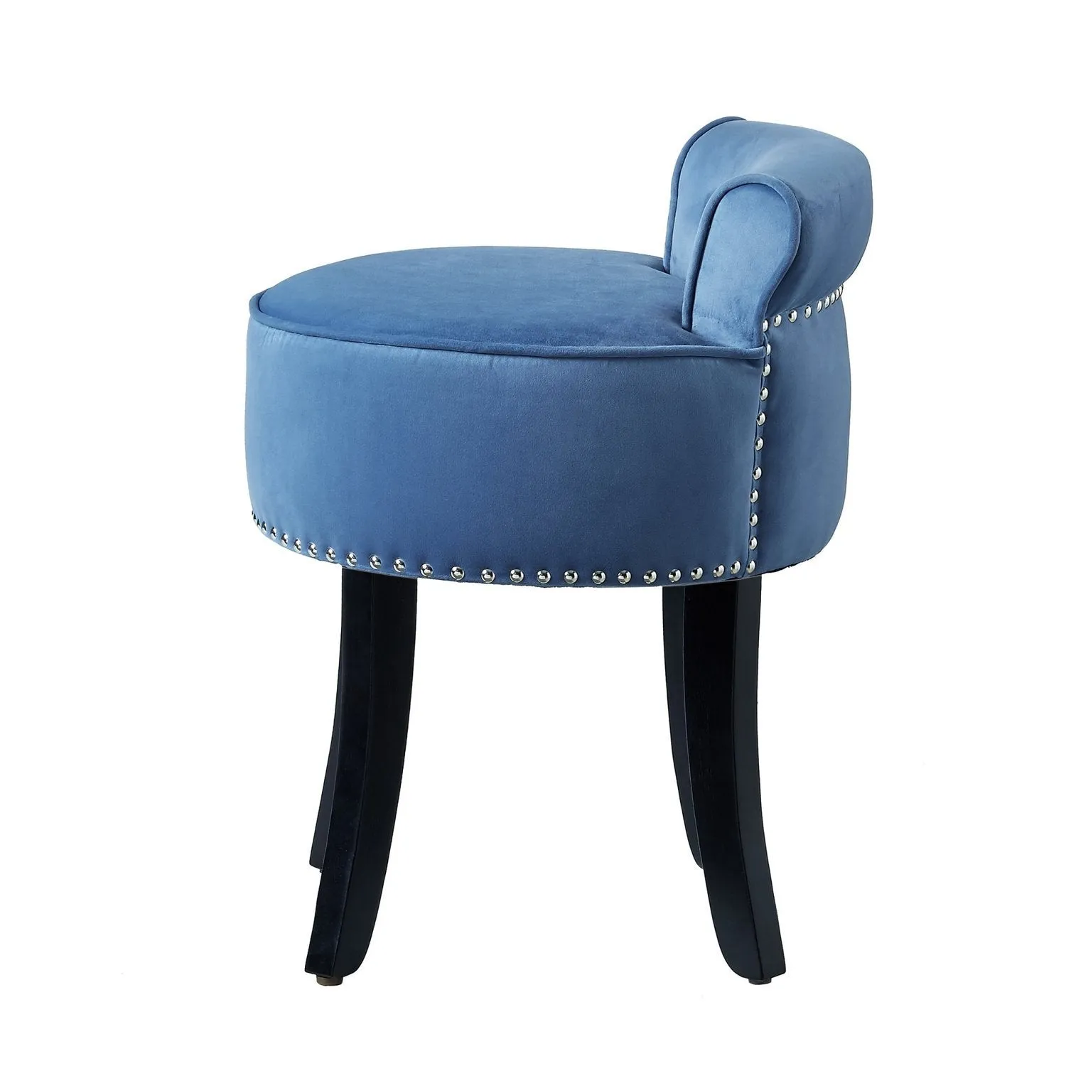 Taylor Velvet Vanity Stool