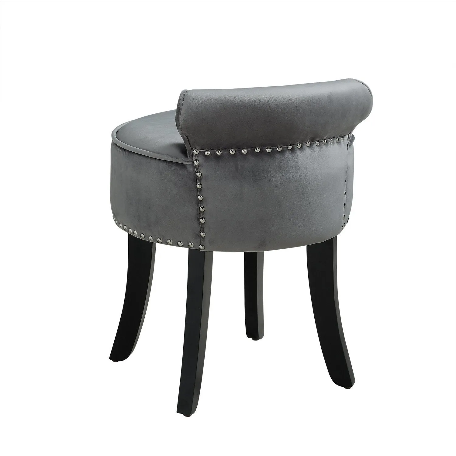 Taylor Velvet Vanity Stool