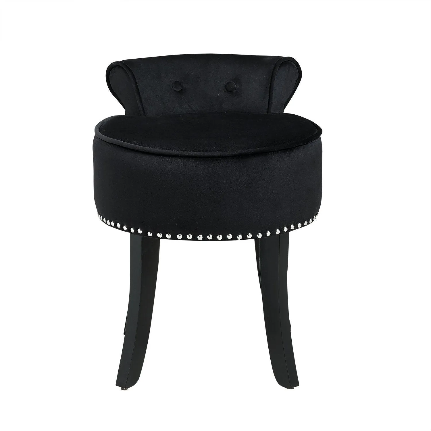 Taylor Velvet Vanity Stool