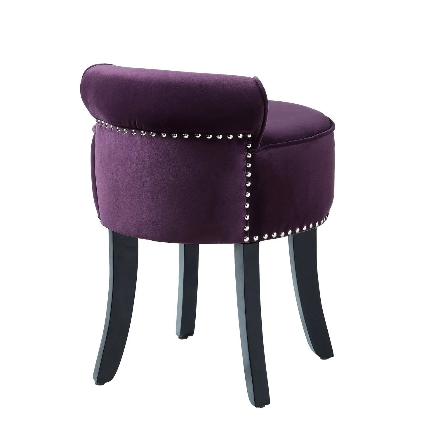 Taylor Velvet Vanity Stool