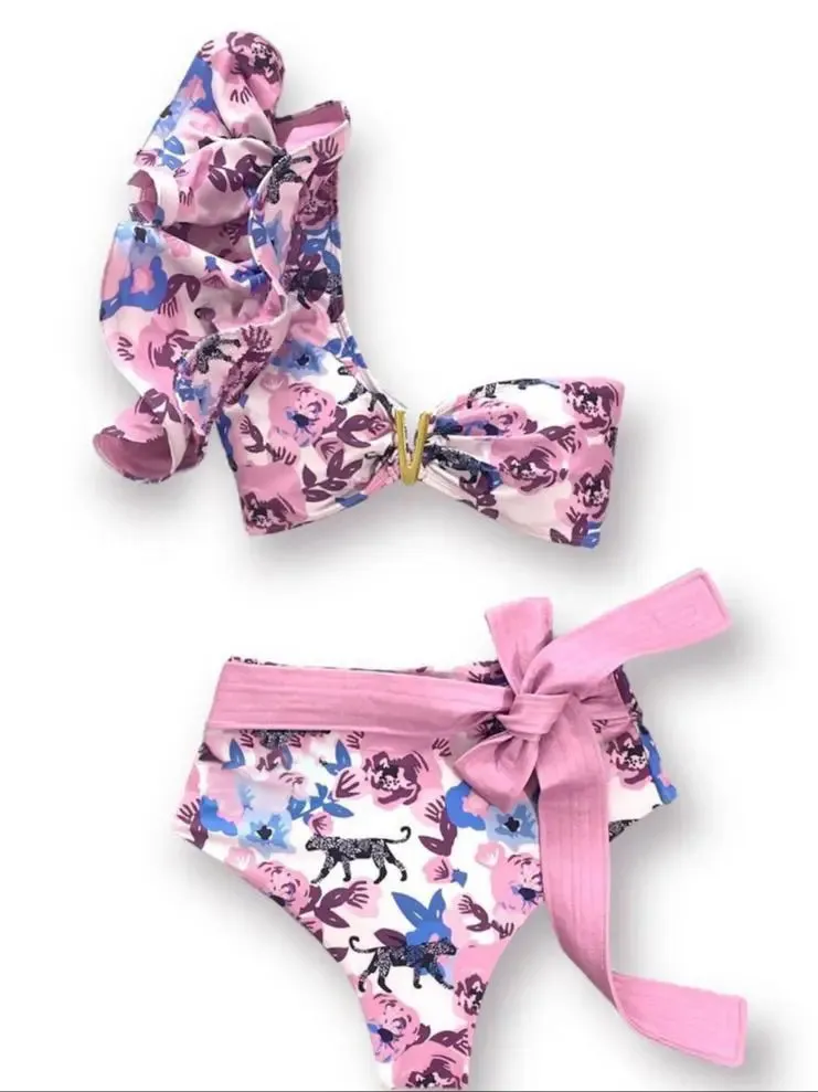 TEEK - Rufflle Brazilian Bikini Set