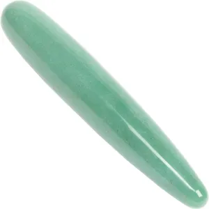 The Slim Indian Jade Green Aventurine Crystal Dildo By Chakrubs